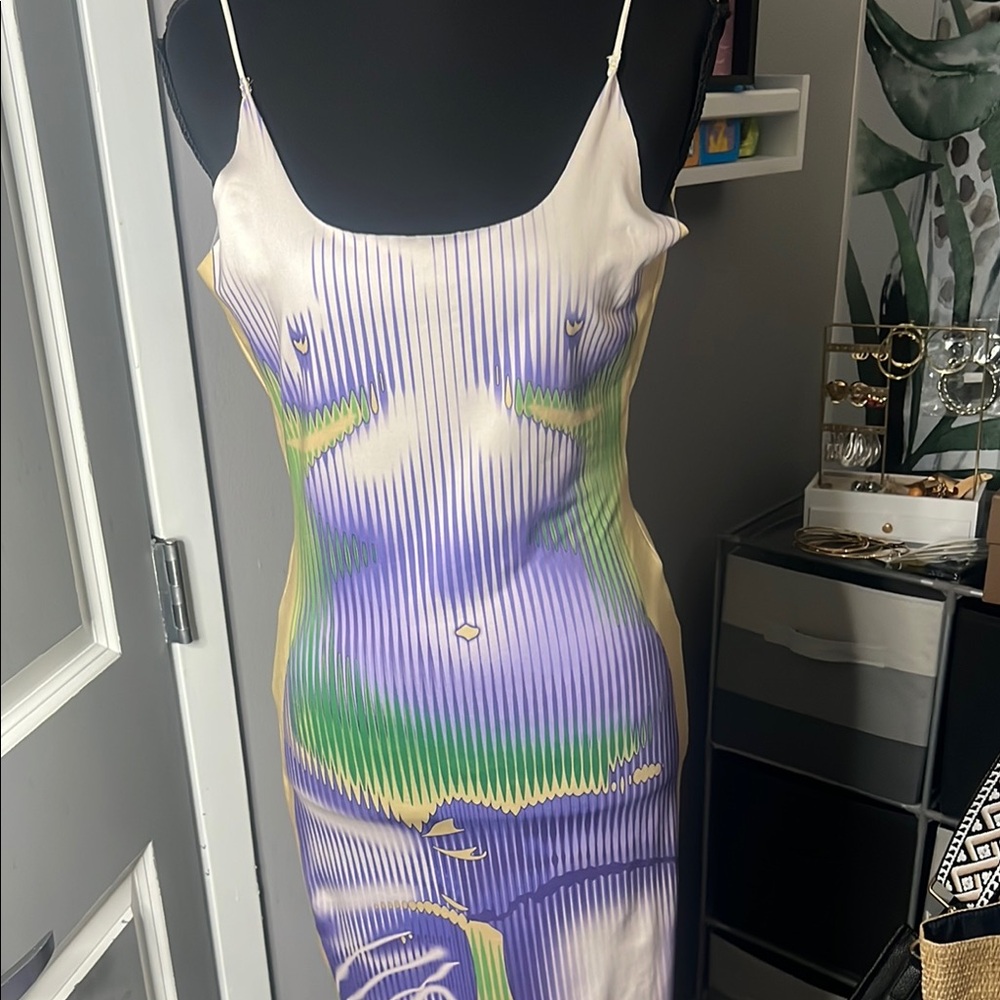 Private Label Multicolor Artistic Dress